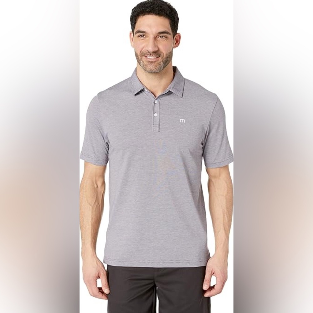 Travis Mathew Heather Gray “The Zinna” Golf Polo Men’s  size XL